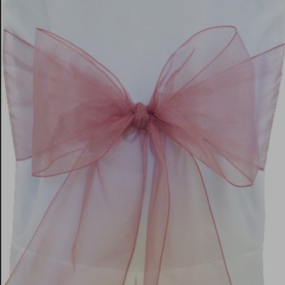 Organza Chair Sash Bows
